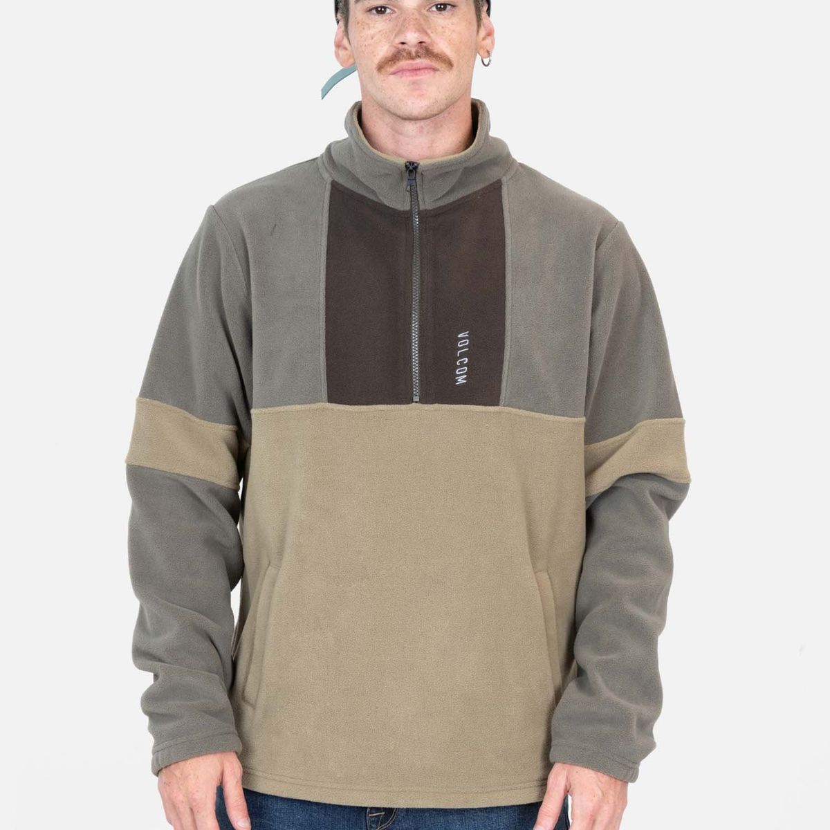 VOLCOM - Poleron Nova Verde Hombre Volcom - Verde