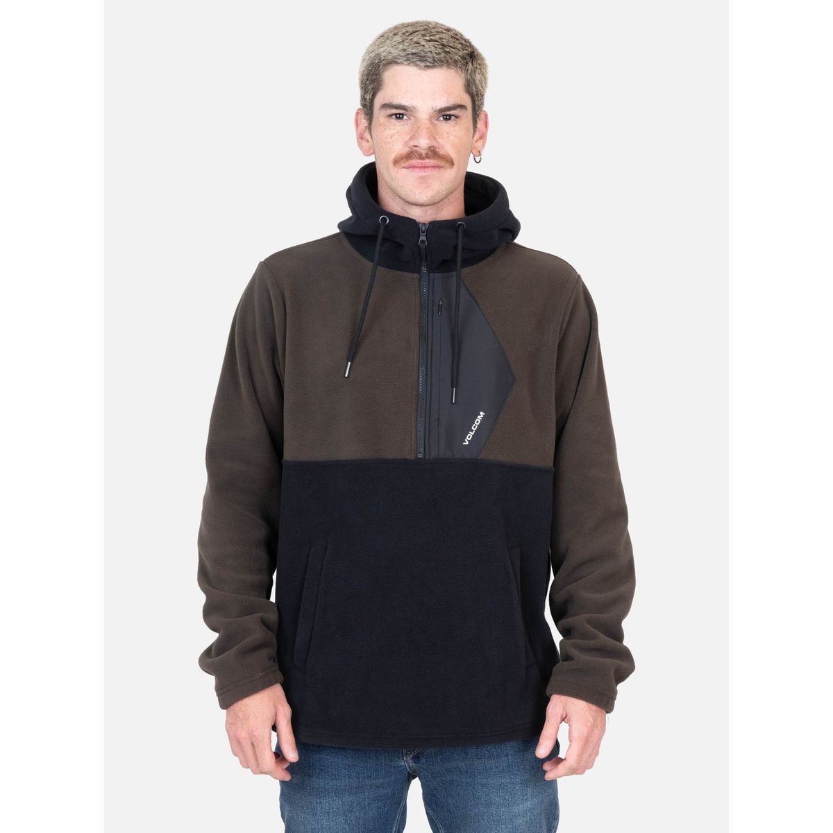 VOLCOM - Poleron Tidal Café Hombre Volcom - Café.