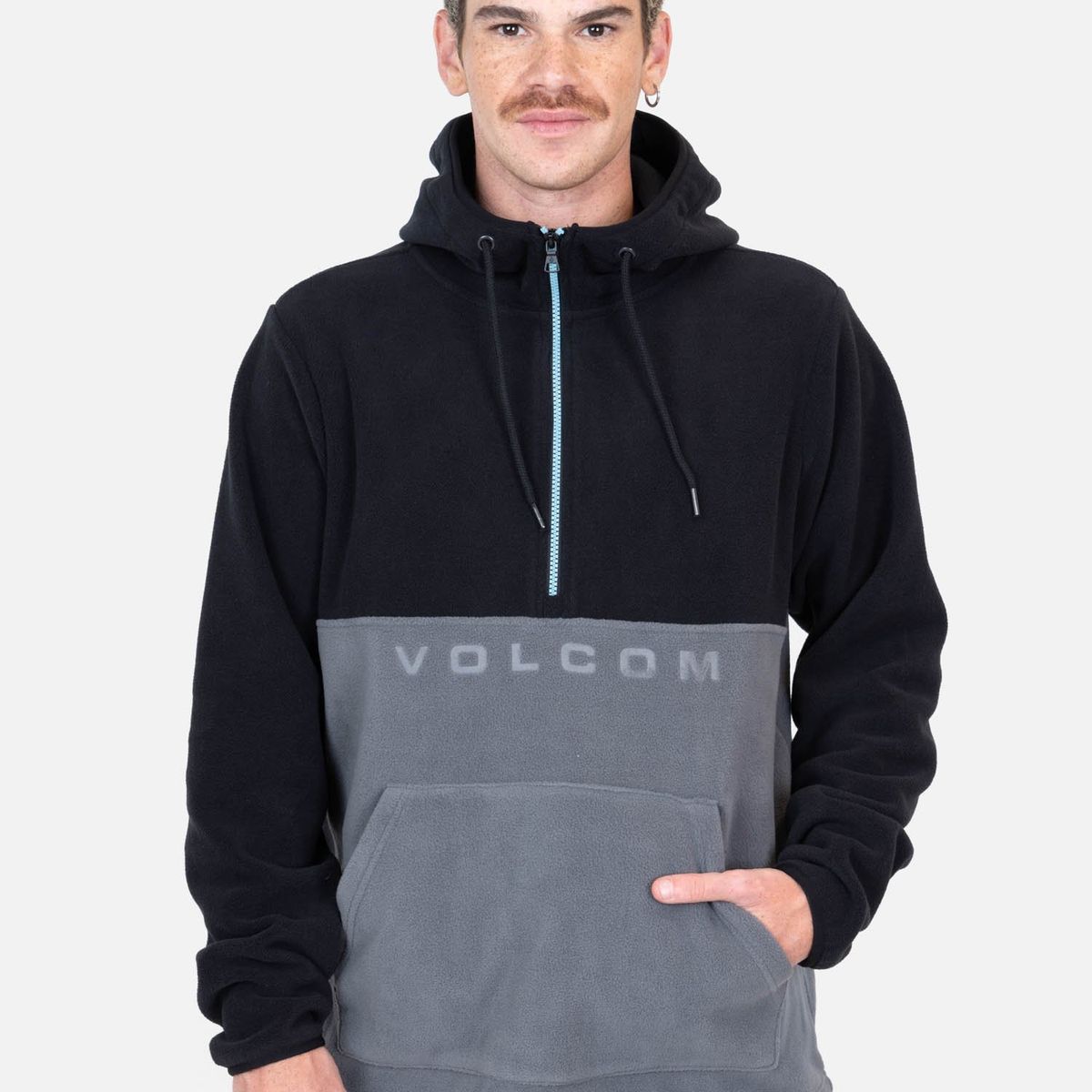 VOLCOM - Poleron Grind Gris Hombre Volcom - Gris.