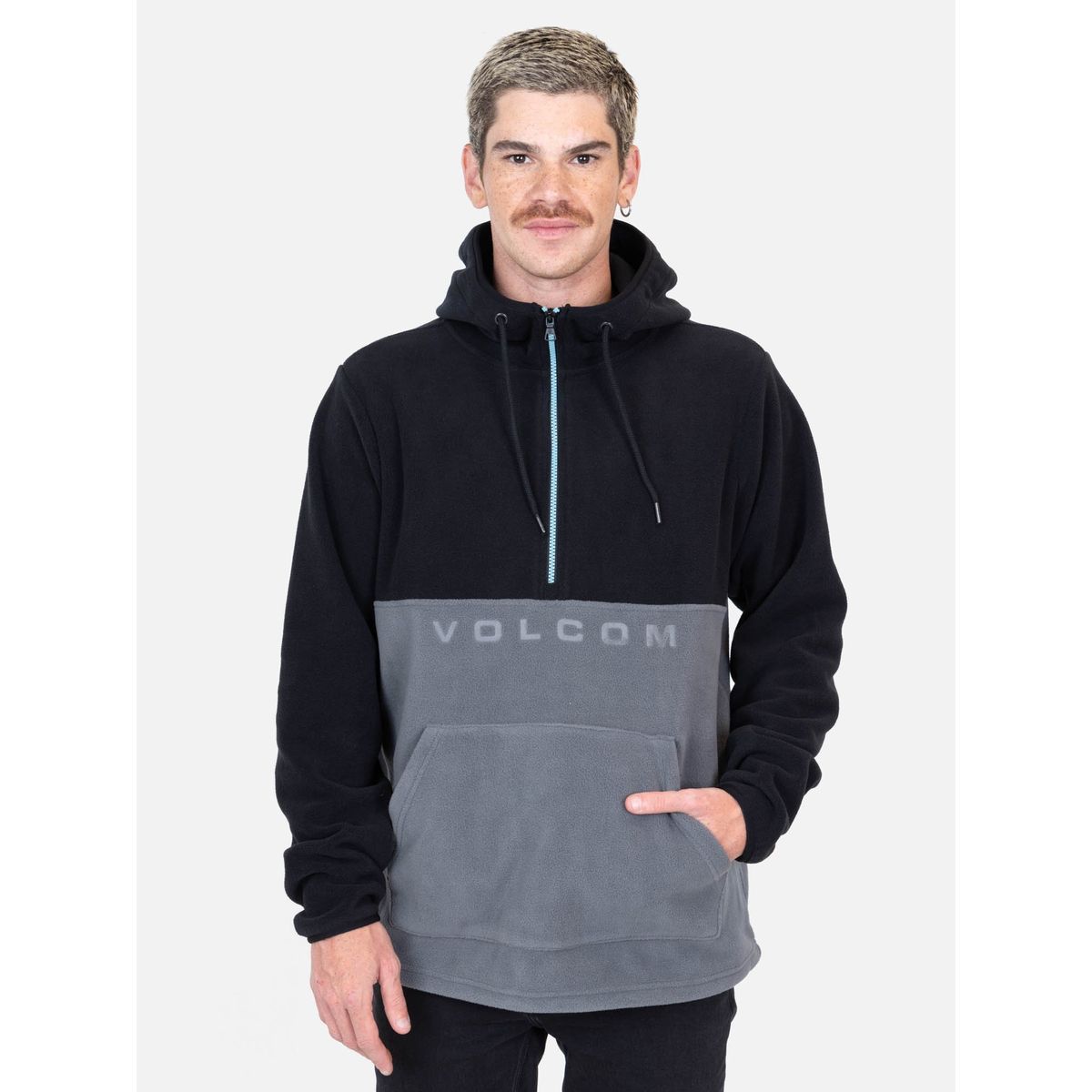 VOLCOM - Poleron Grind Gris Hombre Volcom - Gris.