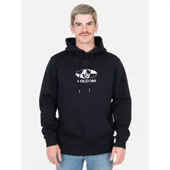 VOLCOM - Poleron Racer Negro Hombre - Negro
