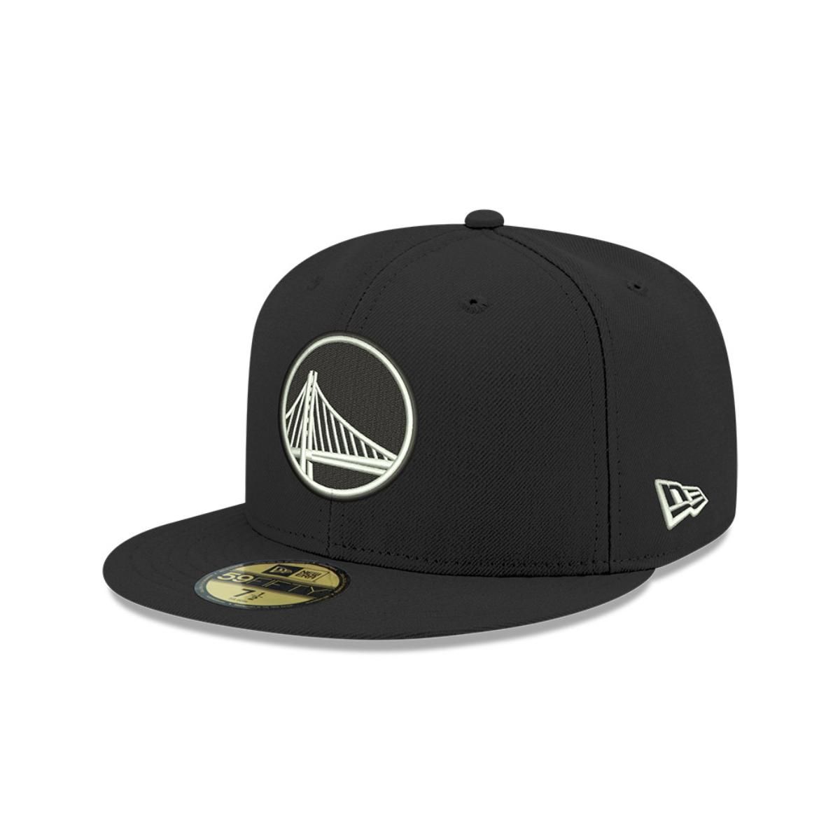 NEW ERA - Gorra 59Fifty Golden State Warrior NBA  Clásicos Negro