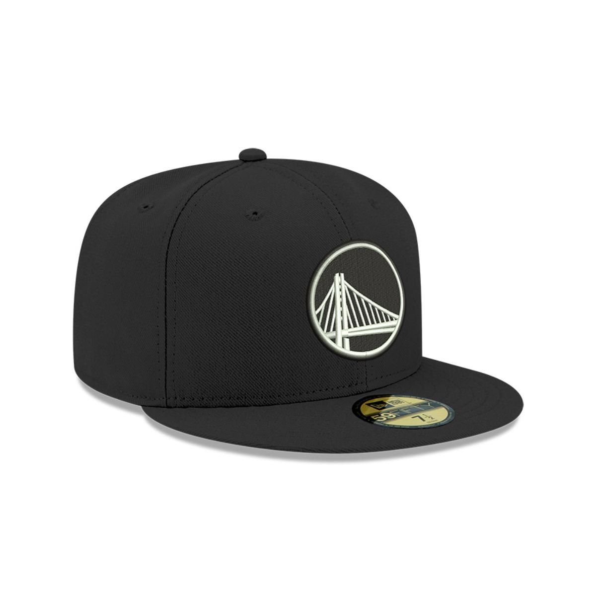 NEW ERA - Gorra 59Fifty Golden State Warrior NBA  Clásicos Negro