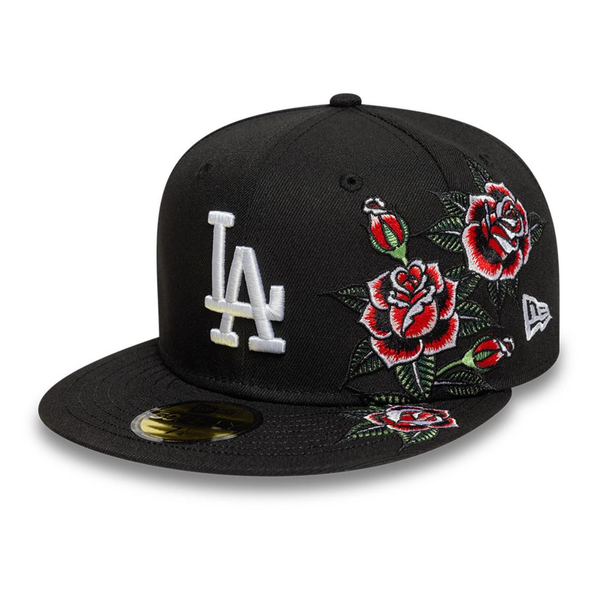 NEW ERA - Gorra 59Fifty Los Angeles Dodgers MLB Roses Black