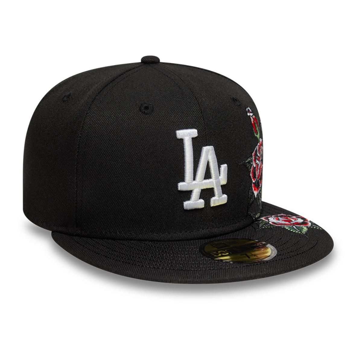 NEW ERA - Gorra 59Fifty Los Angeles Dodgers MLB Roses Black