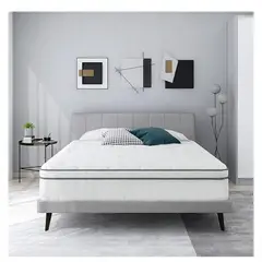 YOMYM - Colchón Premium King Size Upright 3 Caras blanco 90×190×27cm