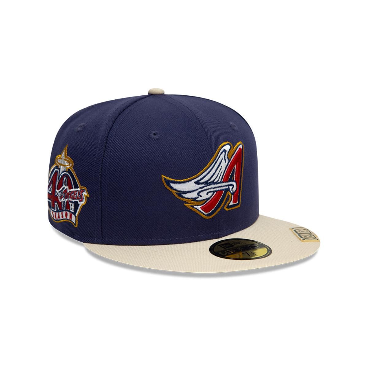 NEW ERA - Gorra 59Fifty Anaheim Angels MLB Visor Clip Navy