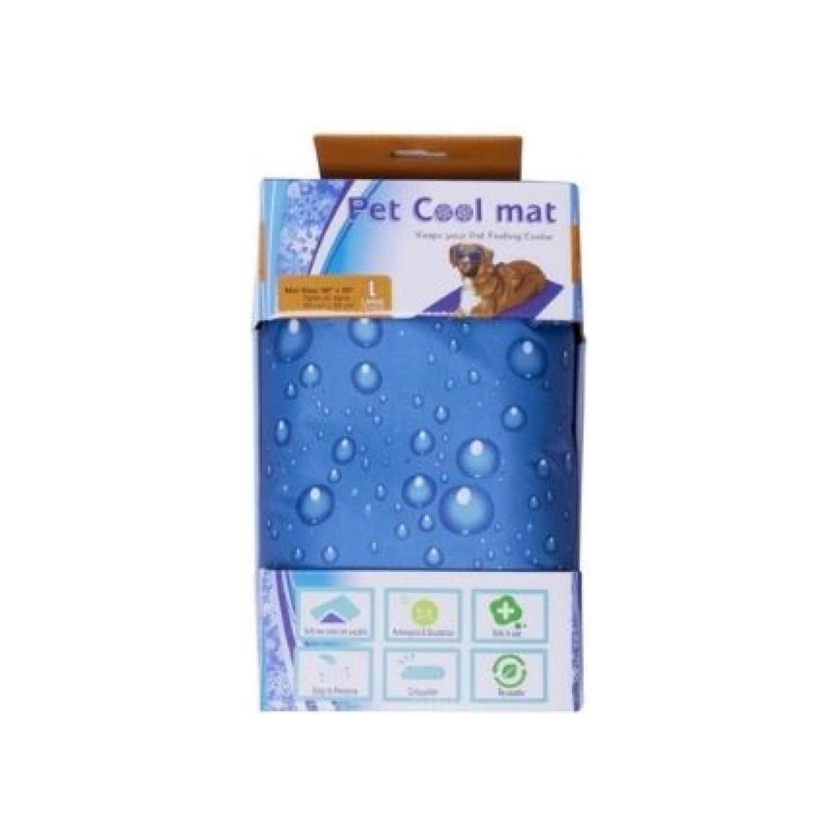 GENERICO - Alfombra Manta Refrescante Talla L Para Mascotas Petcool Mat