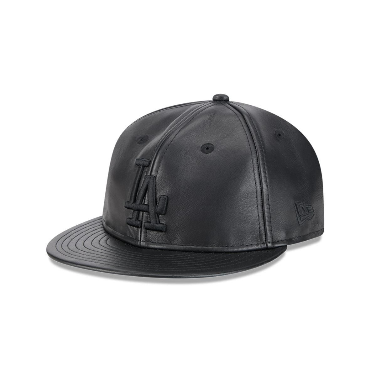 NEW ERA - Gorra 9Fifty MLB Los Angeles Dodgers Genuine Leather Black