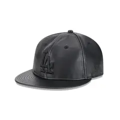 NEW ERA - Gorra 9Fifty MLB Los Angeles Dodgers Genuine Leather Black_.