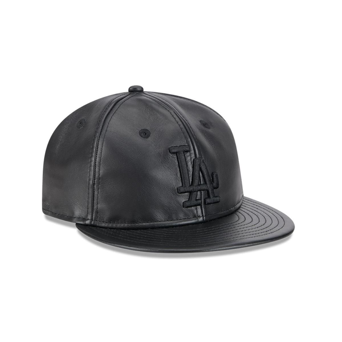 NEW ERA - Gorra 9Fifty MLB Los Angeles Dodgers Genuine Leather Black