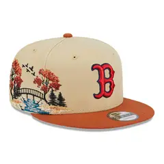 NEW ERA - Gorra 9Fifty MLB Boston Red Sox Fall Landscape Light Beige