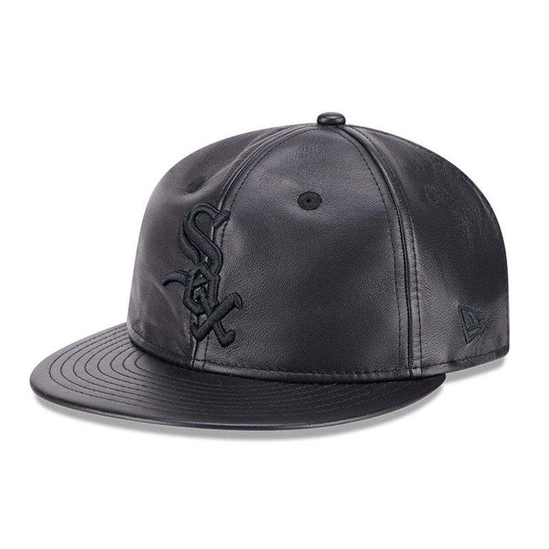 NEW ERA - Gorra 9Fifty MLB Chicago White Sox Genuine Leather Black
