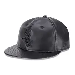 NEW ERA - Gorra 9Fifty MLB Chicago White Sox Genuine Leather Black