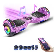 EVERSO - Bici Equilibrio Infantil Led Bluetooth Incluye Protección-