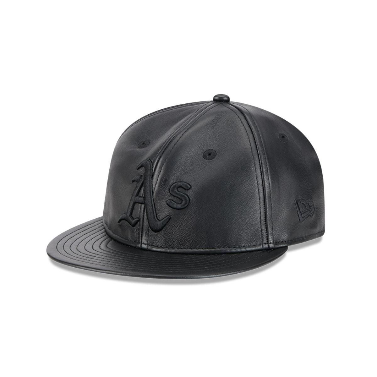 NEW ERA - Gorra 9Fifty MLB Oakland Athletics Genuine Leather Black
