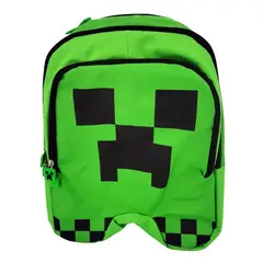 INTEK GAMES - Mochila Juvenil Escolar Minecraft Creeper