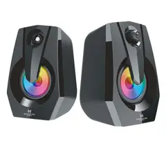 MOSTER GAMER - Parlante PC Gamer Moster Games Space Led