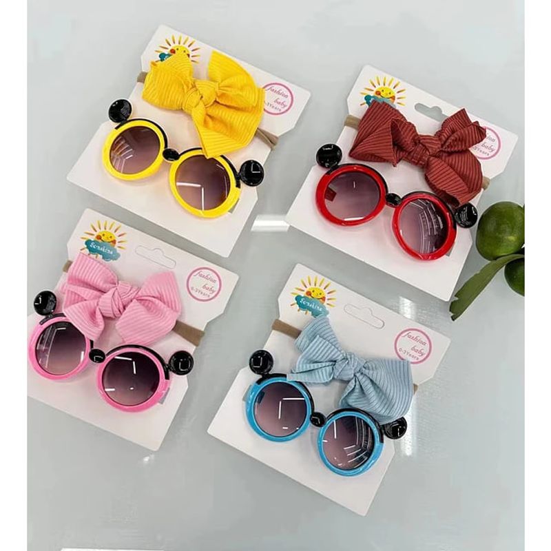 GENERICO - Gafas Lentes De Sol Niña Con Cintillo