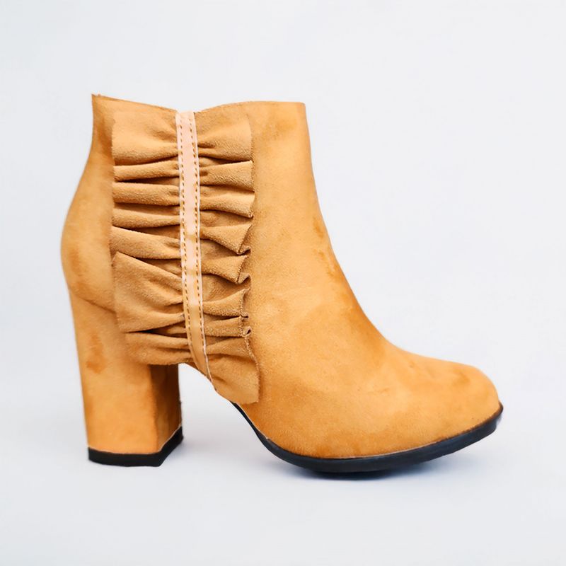 ZAPATOS Y ZAPATILLAS - Botin Media Caña Mujer Formal Taco Alto Colores- 7321-7320