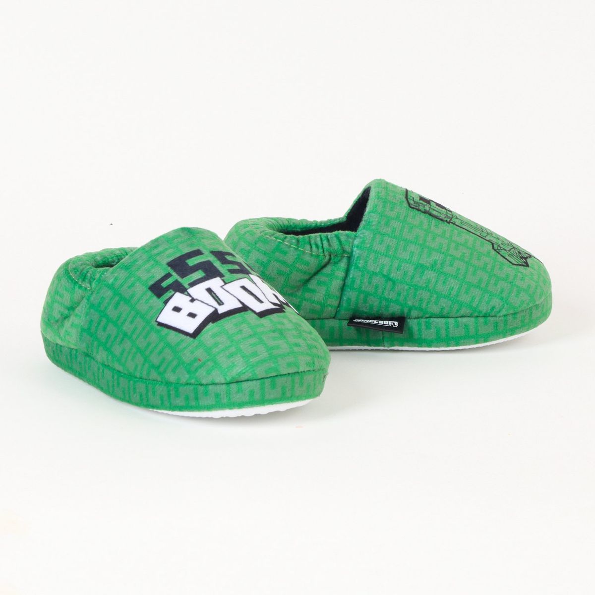 MINECRAFT - Pantufla Niño Sss Boom Verde Minecraft