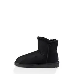 UGG - Bota Mini Bailey Button II Mujer Negro.