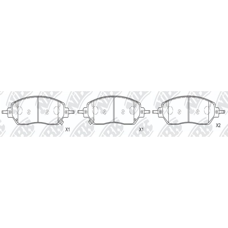 GENERICO - PASTILLA FRENOS GREAT WALL POER 2.0 2020 - 2023