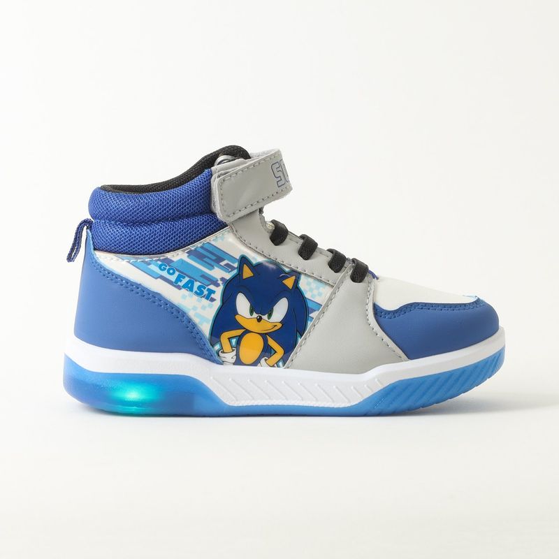 SONIC - Zapatilla Con Luces Niño Go Fast Azul Sonic