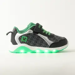 MINECRAFT - Zapatillas Deportivas con Luces y Velcro - Niños 22-34