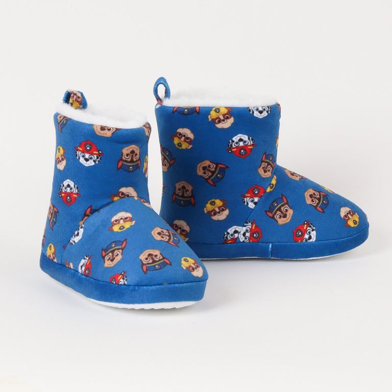Pantufla Bota Niño All Boys Azul
