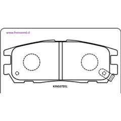 GENERICO - PASTILLA FRENOS WINGLE 5 2.0 11/21 - WINGLE 6 2.4 14/21