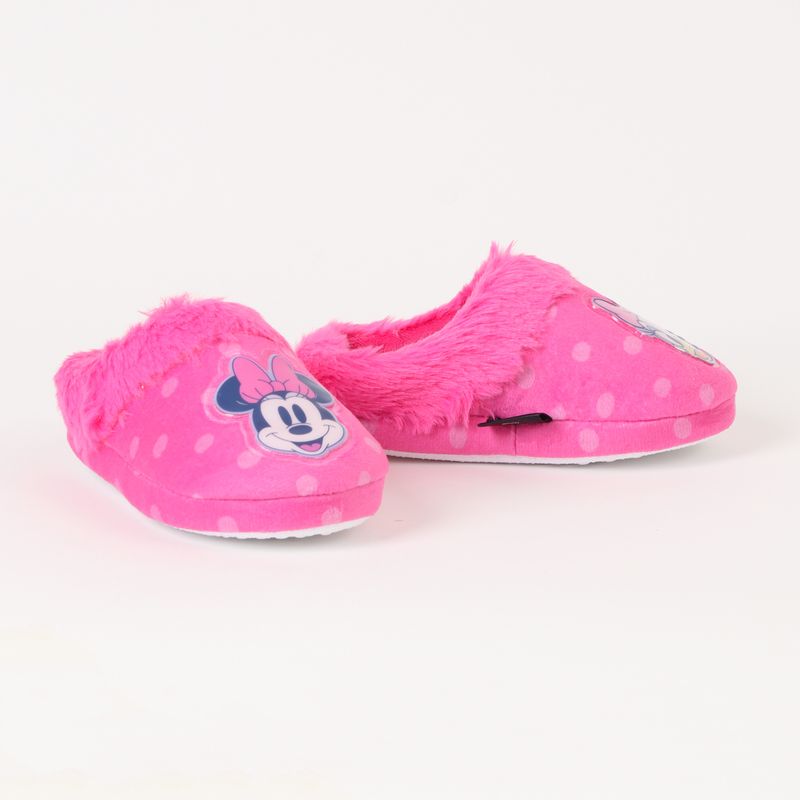 DISNEY - Pantufla Niña Minnie Circulos Rosado Disney.
