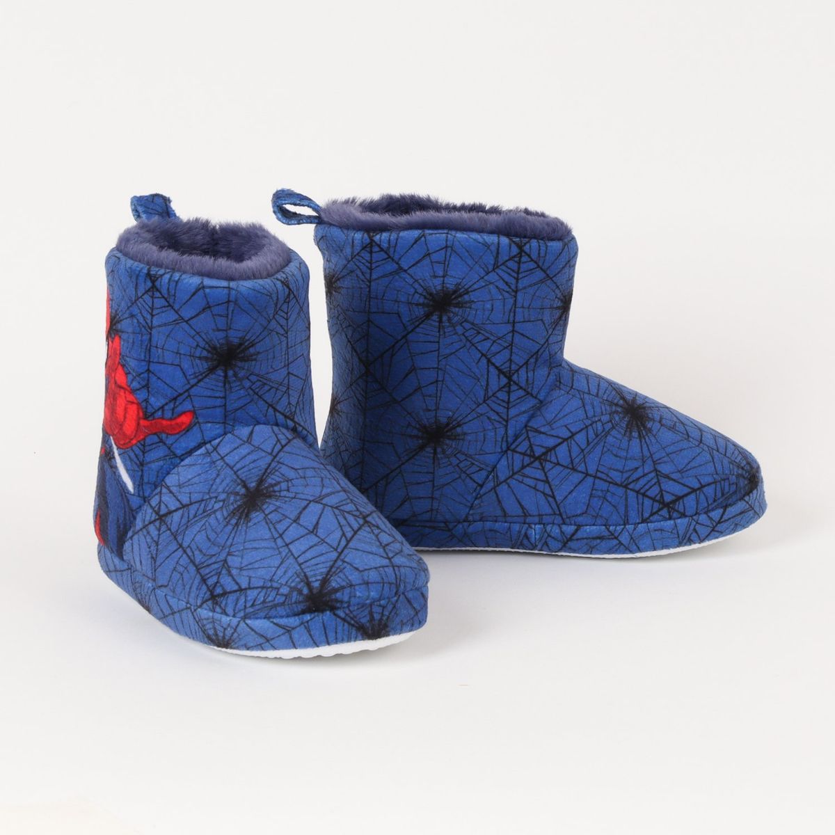 MARVEL - Pantufla Bota Niño Spiderman Throwing Web Azul Marvel
