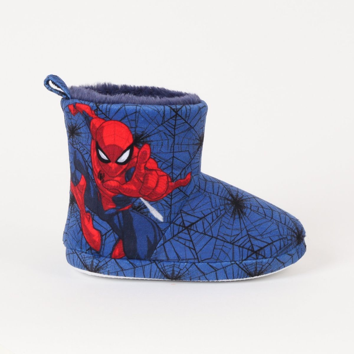 MARVEL - Pantufla Bota Niño Spiderman Throwing Web Azul Marvel