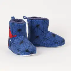 MARVEL - Pantufla Bota Niño Spiderman Throwing Web Azul