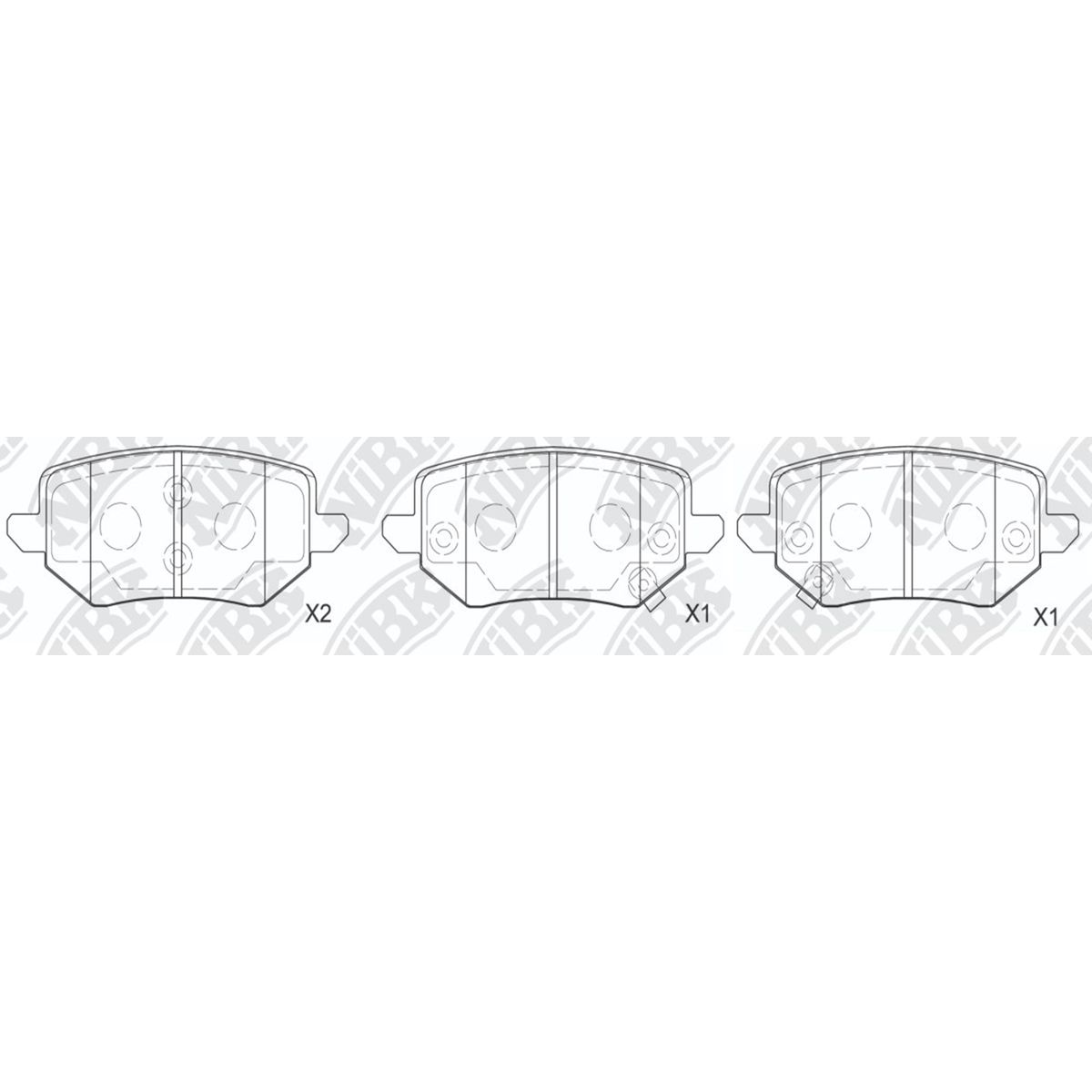 GENERICO - PASTILLA FRENOS GREAT WALL POER 2.0 2020 - 2023