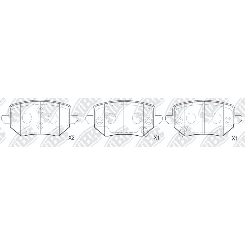 GENERICO - PASTILLA FRENOS GREAT WALL POER 2.0 2020 - 2023