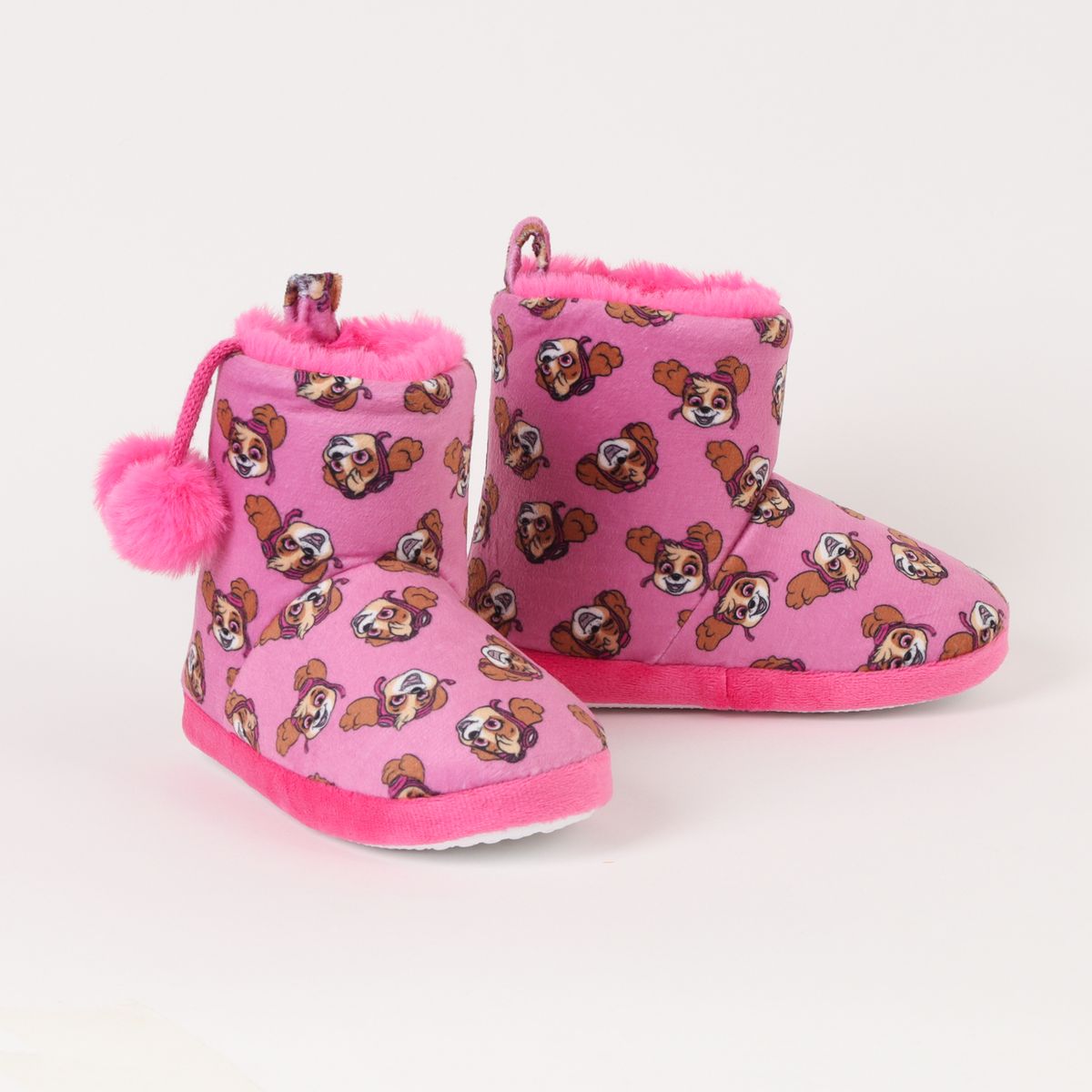 PAW PATROL - Pantufla Bota Niña Skye All Print Rosado Paw Patrol