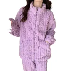 EVERSO - Pack 2 Pijama de mujer peludo