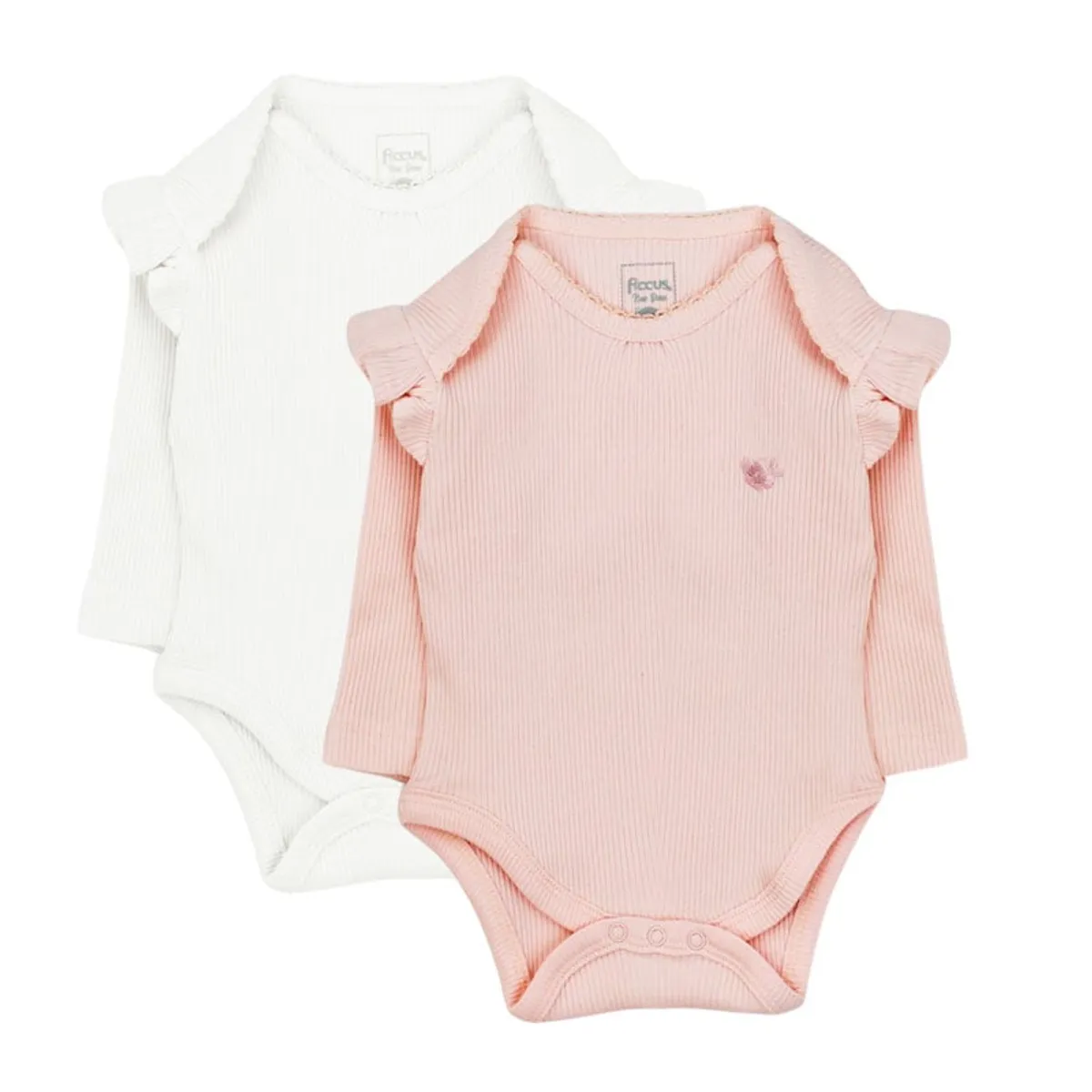 FICCUS - Body Bebé Niña Garden Rosa