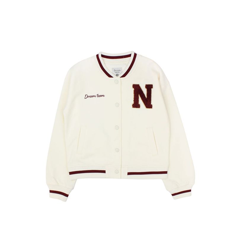 FICCUS - Chaqueta Junior Niña Academy Blanco