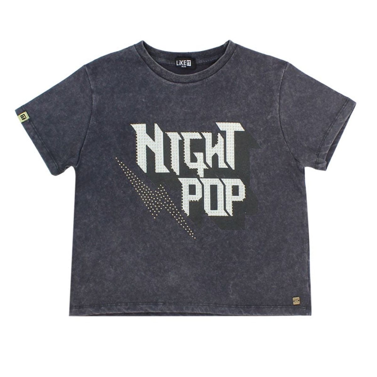 LIKE IT - Polera Teens Niña Move Gris