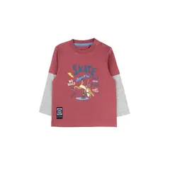 FICCUS - Polera Bebé Niño Move Burdeos