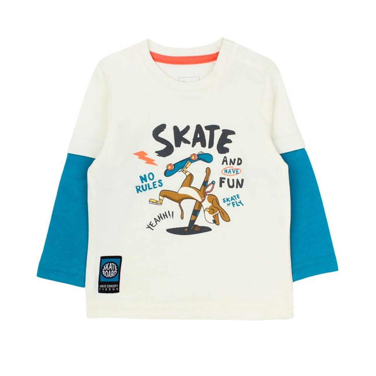 FICCUS - Polera Bebé Niño Move Blanco