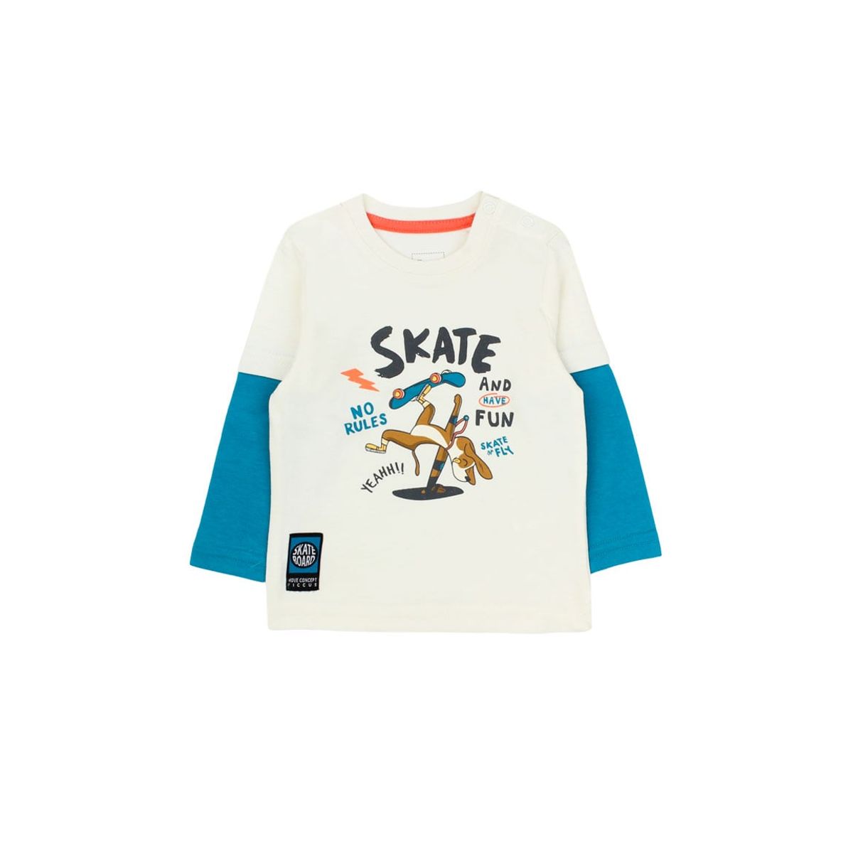 FICCUS - Polera Bebé Niño Move Blanco