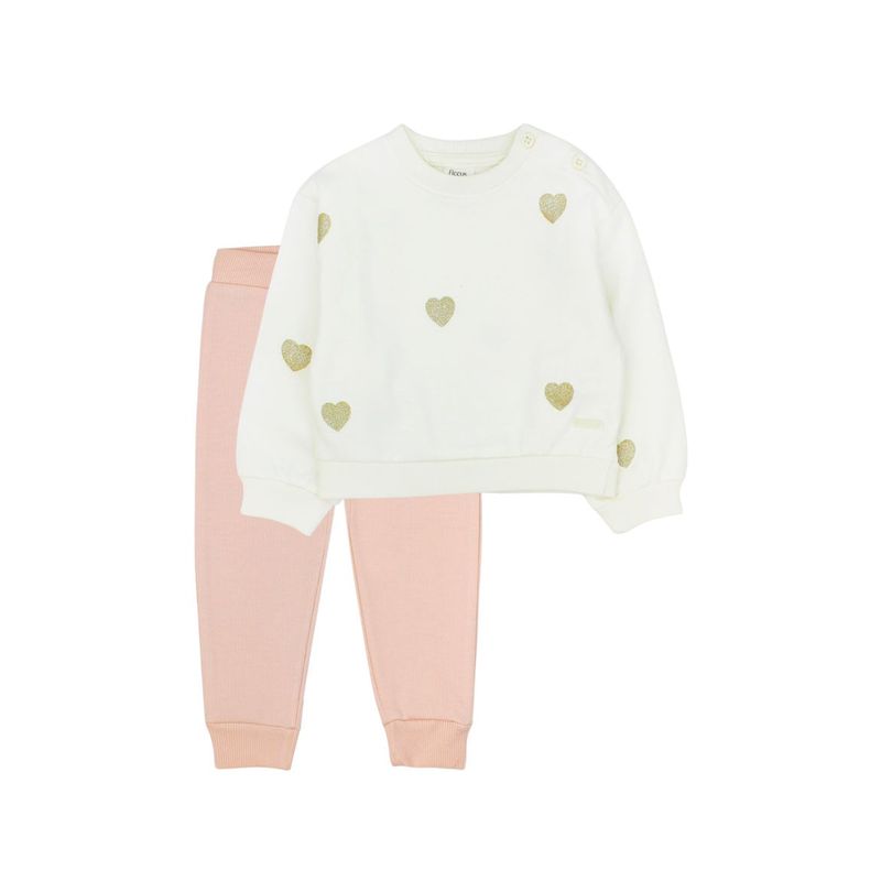 FICCUS - Conjunto Bebé Niña Academy Blanco