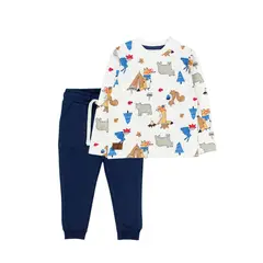FICCUS - Conjunto Bebé Niño Foresta Blanco