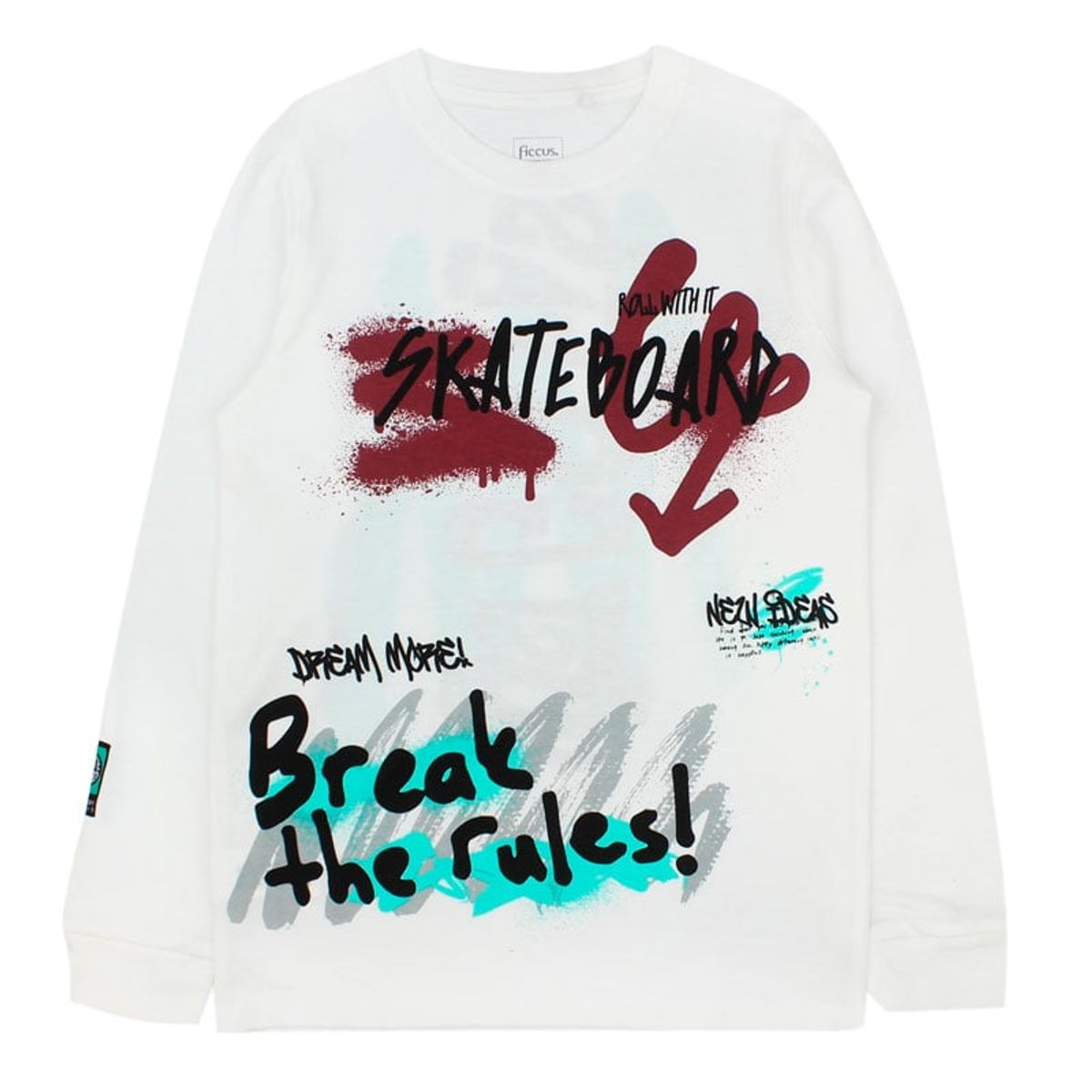 FICCUS - Polera Junior Niño Move Blanco