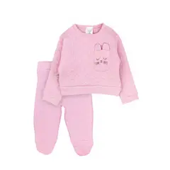 FICCUS - Conjunto Bebé Niña Kitty Rosa