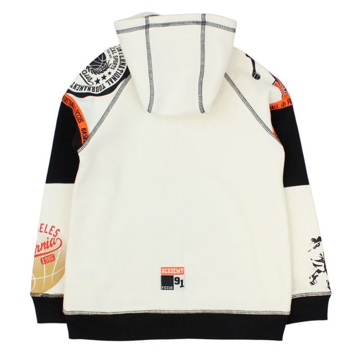 FICCUS - Polerón Kids Niño Academy Blanco.